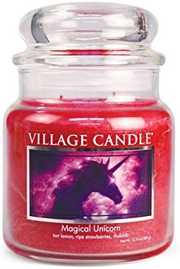 Village Candle - Magical Unicorn - Medium Candle