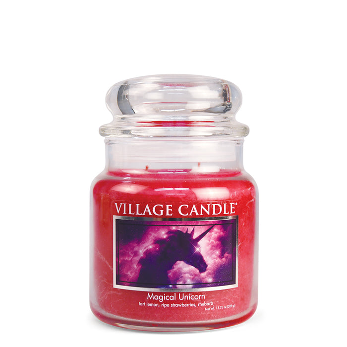 Village Candle - Magical Unicorn - Medium Candle