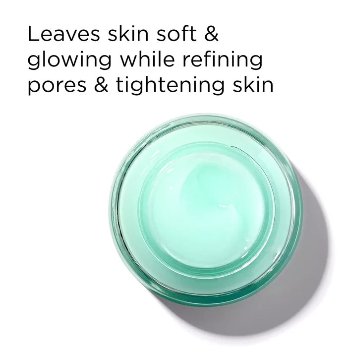 Leaves skin soft and glowing while refining pores and tightening skin