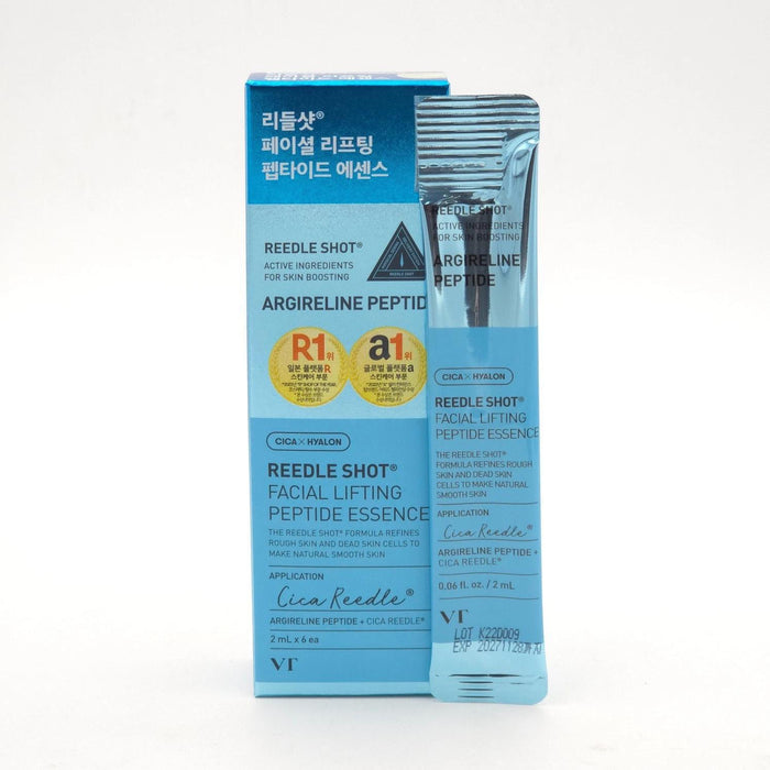 VT COSMETICS Reedle Shot Facial Lifing Peptide Essence 2 mL x 6 pcs