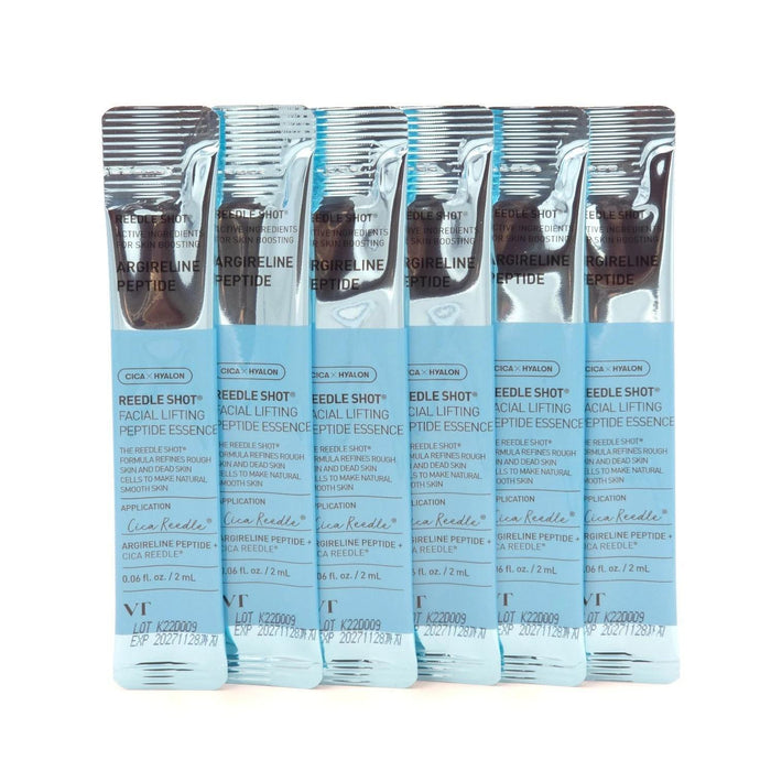 VT COSMETICS Reedle Shot Facial Lifing Peptide Essence 2 mL x 6 pcs