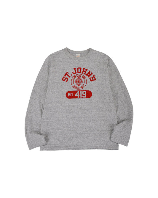lost & found Warehouse Warehouse Lot. 5906 Long Sleeve Crew Neck T-Shirt St. Johns Heather Gray