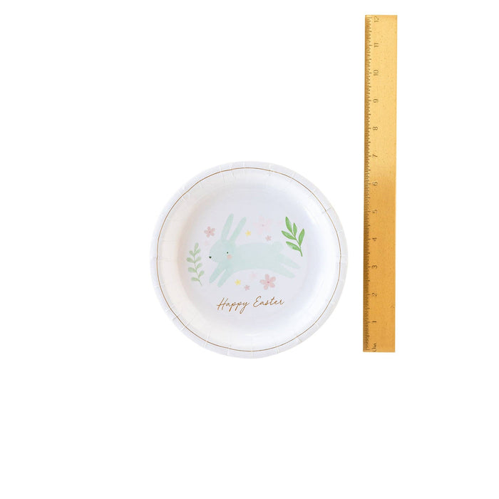 Watercolor Easter Round 7" Plate Set