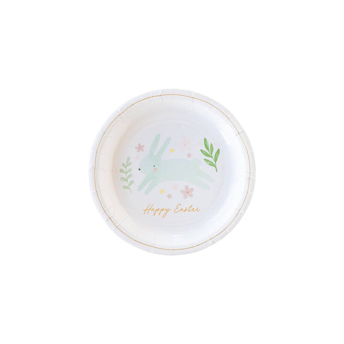 Watercolor Easter Round 7" Plate Set