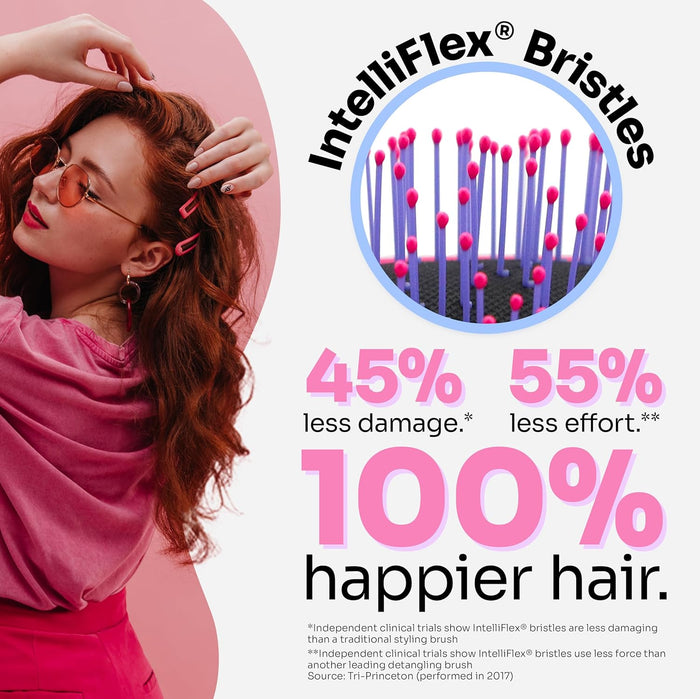 WET BRUSH custom care de detangler فرشاة الشعر لفك التشابك من ويت