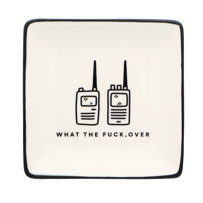 What The Fuck Over Square Trinket Tray