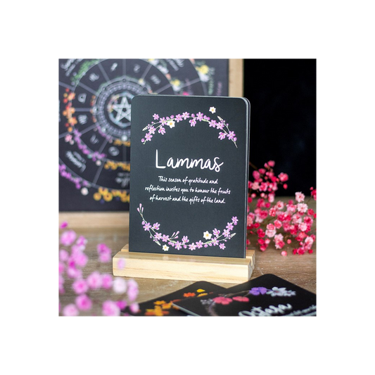 Wheel of the Year Altar Cards with Stand 🇬🇧