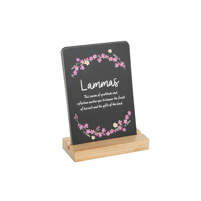 Wheel of the Year Altar Cards with Stand 🇬🇧