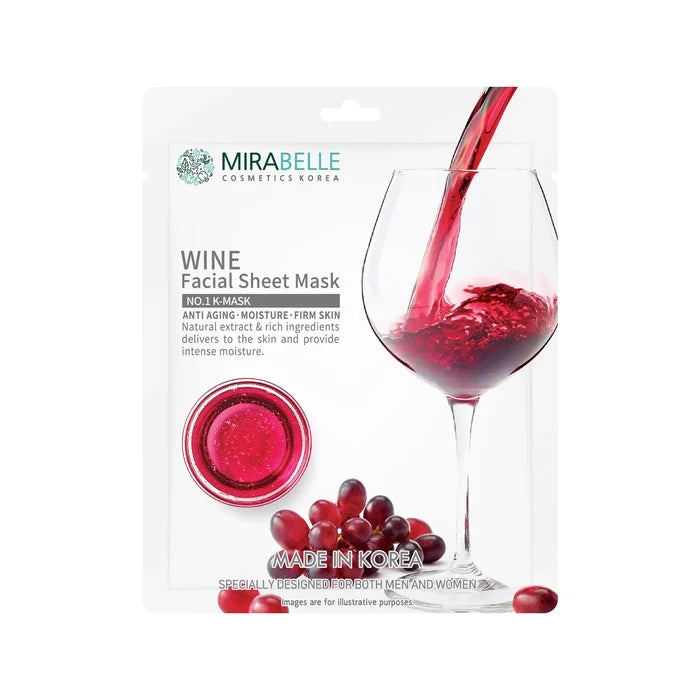 Wine Facial Sheet Mask