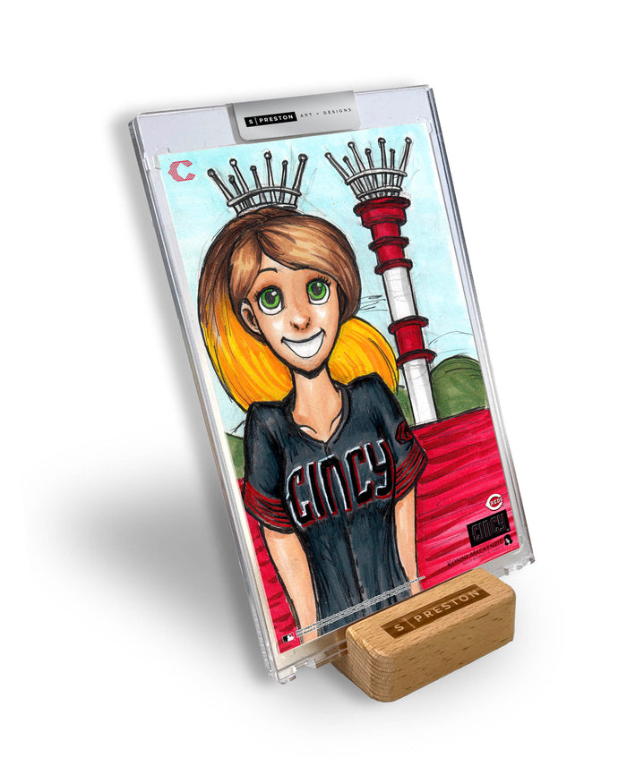 WinS® Cincinnati Reds City Connect - Konni Mackenzie Art Slab