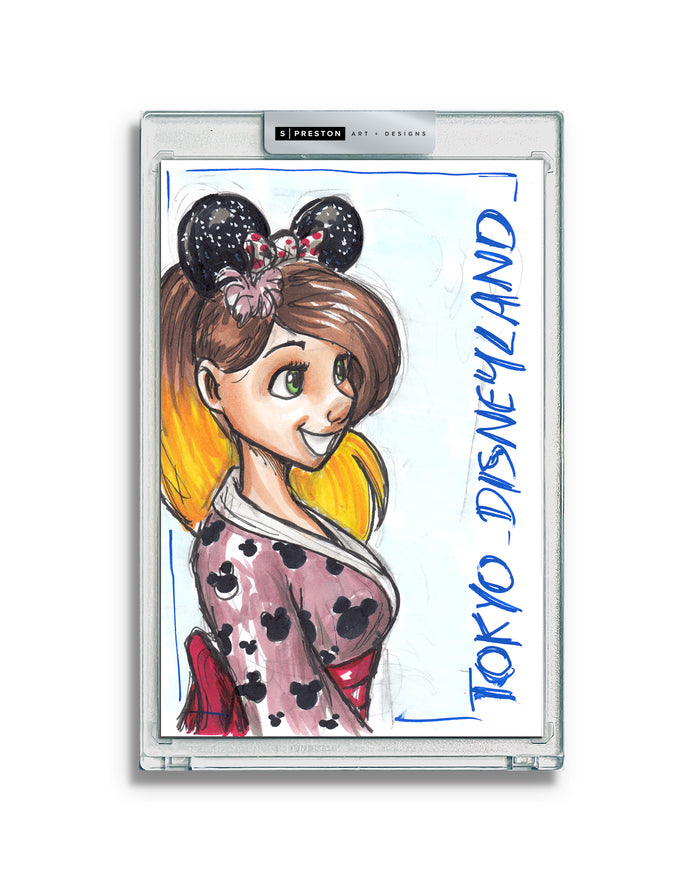 WinS® Every Day Konni Mackenzie Original Art Slab 2024-03-23 - Tokyo Disneyland