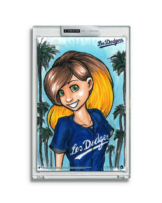 WinS® Los Angeles Dodgers City Connect - Konni Mackenzie Art Card Slab