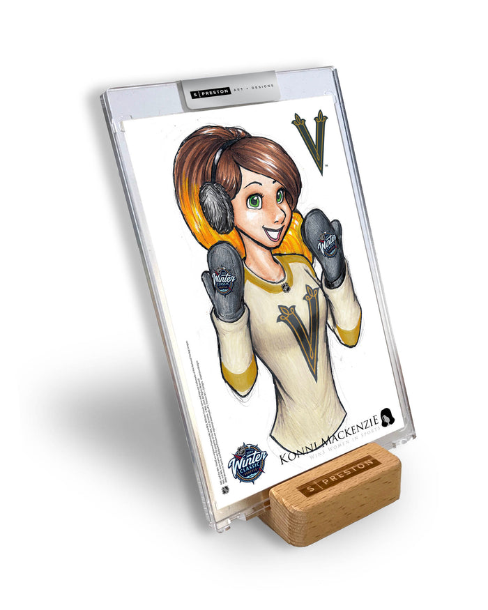 WinS® NHL Konni Mackenzie 2024 Winter Classic Limited Edition Art Slab