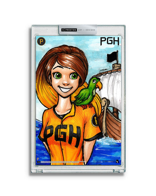 WinS® Pittsburgh Pirates City Connect - Konni Mackenzie Art Slab