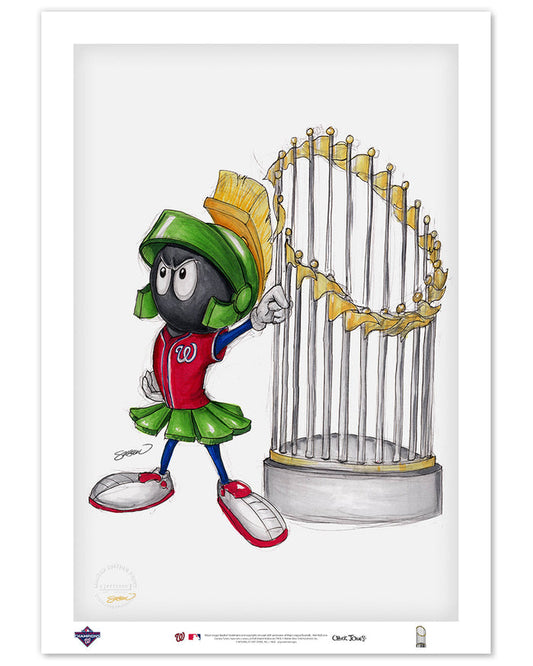 World Series Marvin The Martian 2019 Limited Edition Art Print