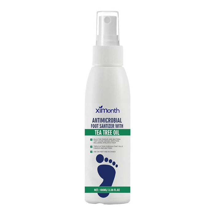 Ximonth Antimicrobial Foot Santizer with Tea Tree Oil 3.38oz/ 100ml