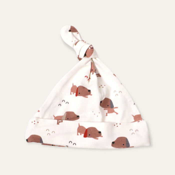 Yoga Dog Baby Knot Stretch Hat (Organic Cotton)